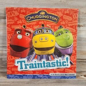 Chuggington Traintastic 2013 Wall Calendar 16-Month New Sealed Wilson Brewster
